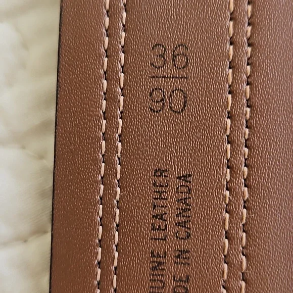 BOSCA Men's Black Leather Dress Belt Sz 36 - Picture 7 of 13